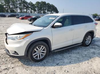  Salvage Toyota Highlander