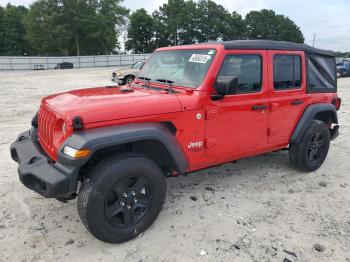  Salvage Jeep Wrangler