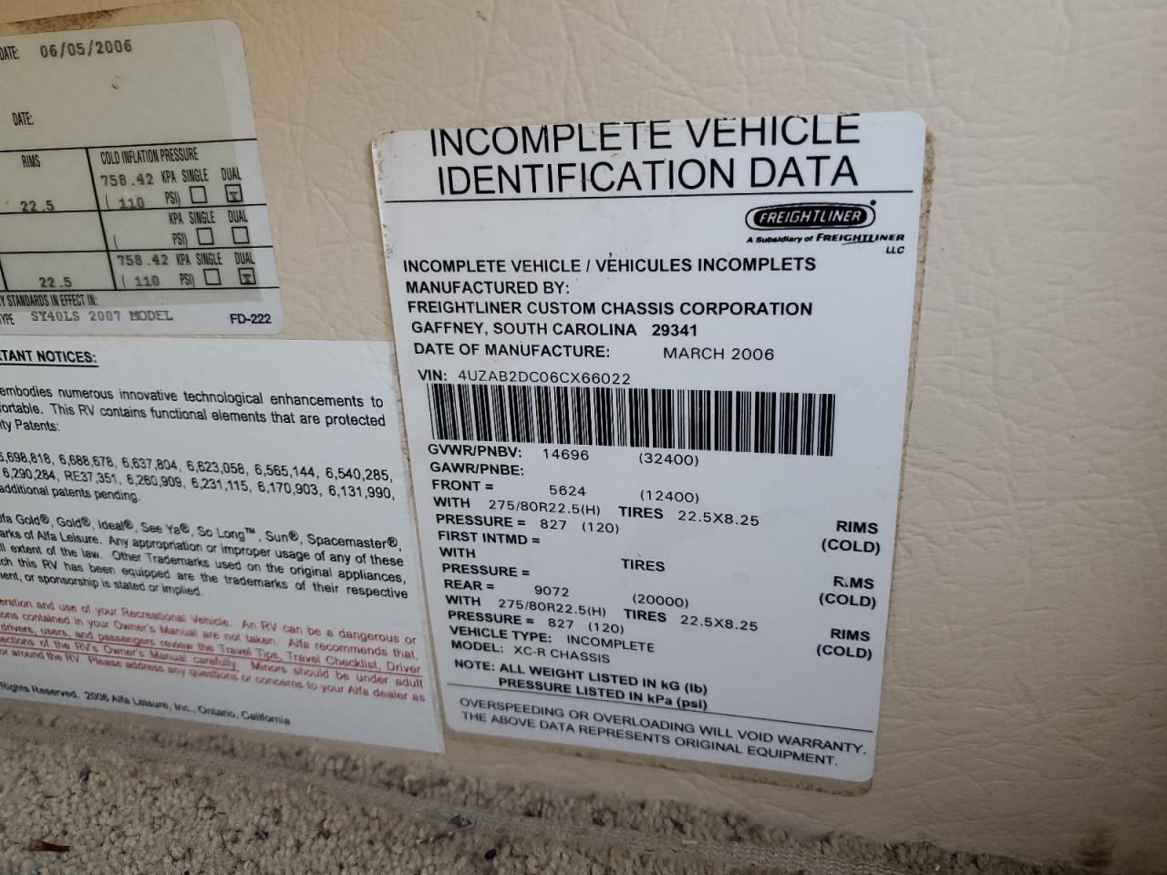 Freightliner Chassis X X Line Motor Home Image 9