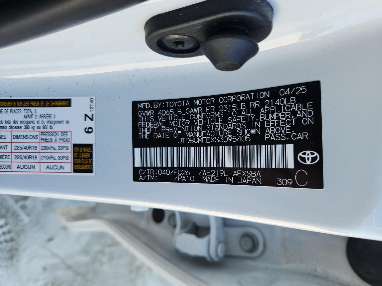 Toyota Corolla Le Image 4