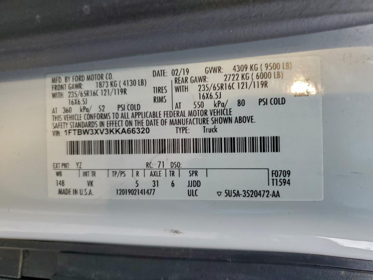 Ford Transit T-350 Image 9