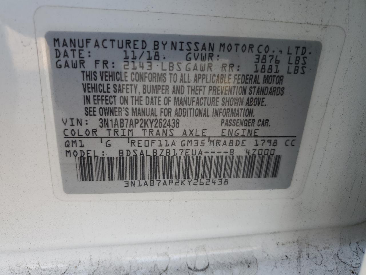 Nissan Sentra S Image 9