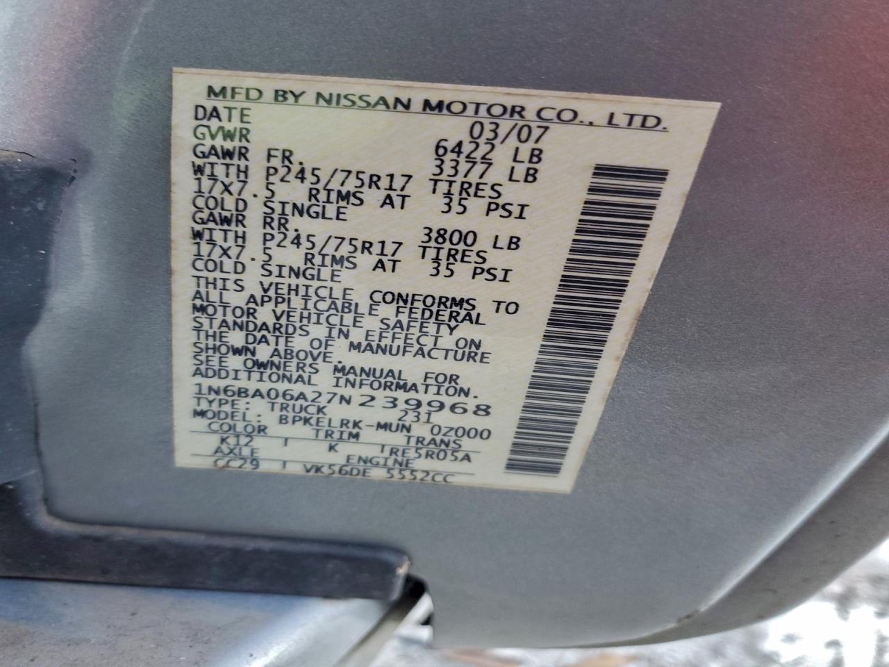 Nissan Titan Xe Image 11