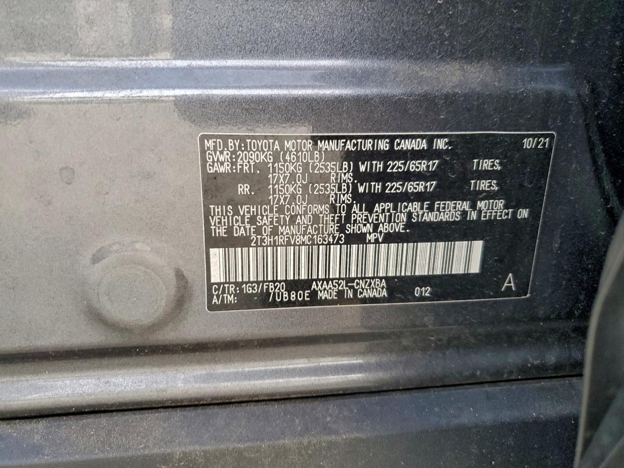 Toyota RAV4 Le Image 9