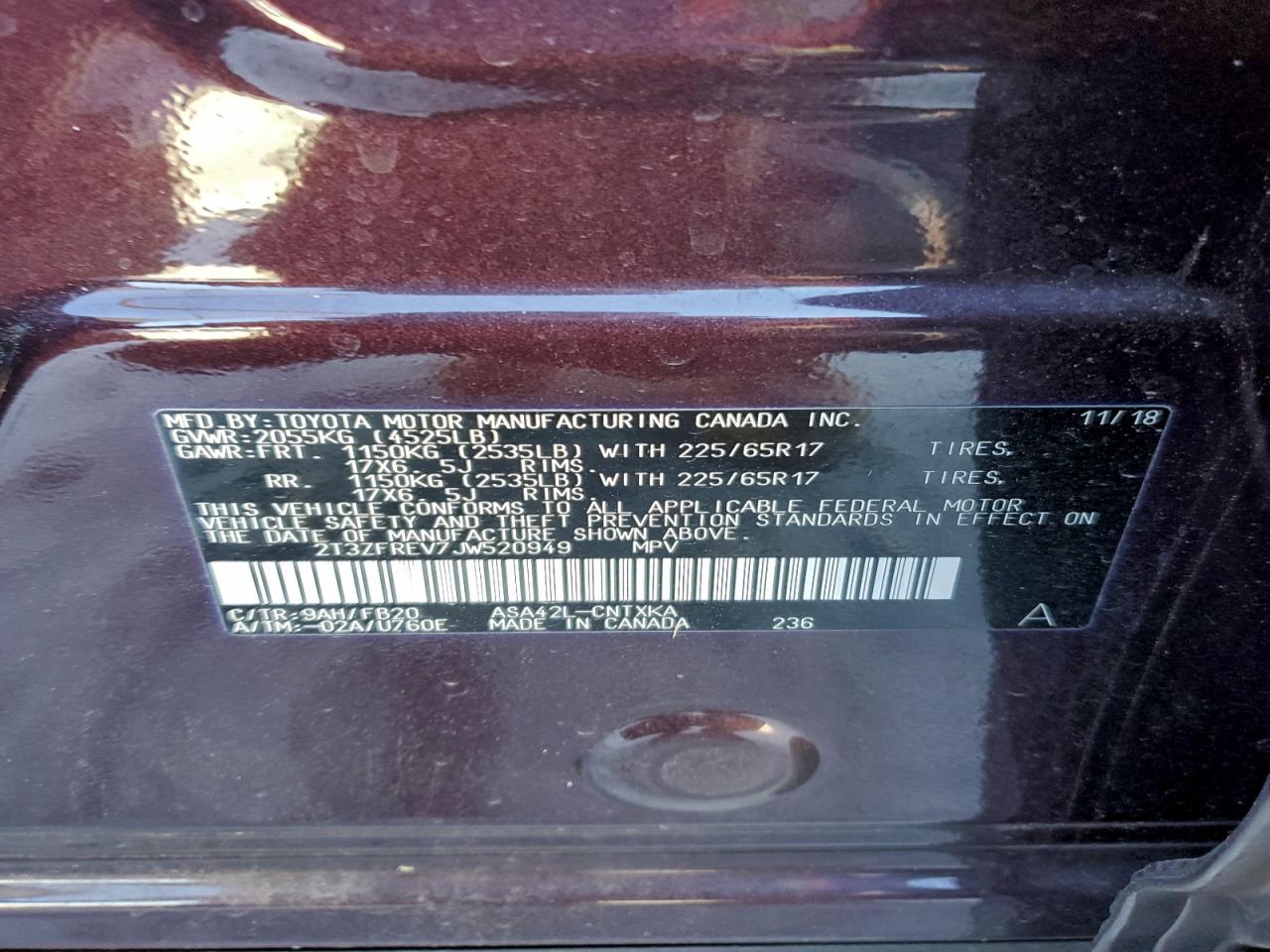 Toyota RAV4 Le Image 13