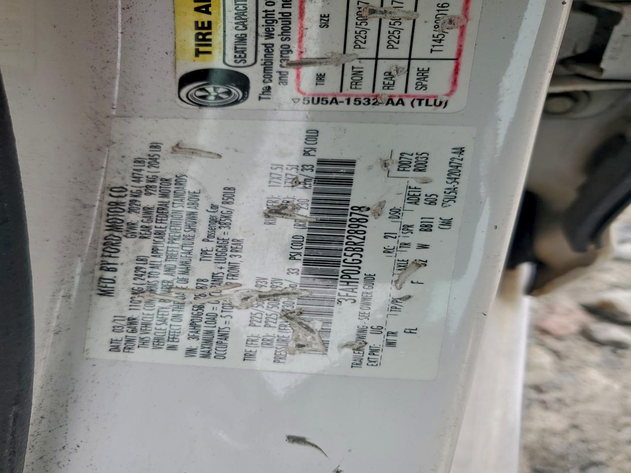 Ford Fusion Sel Image 2