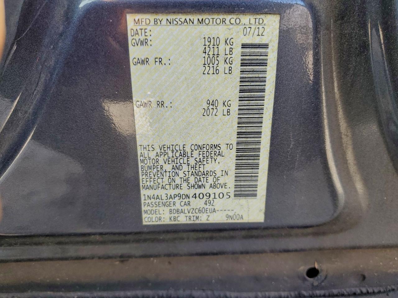 Nissan Altima 2.5 Image 9