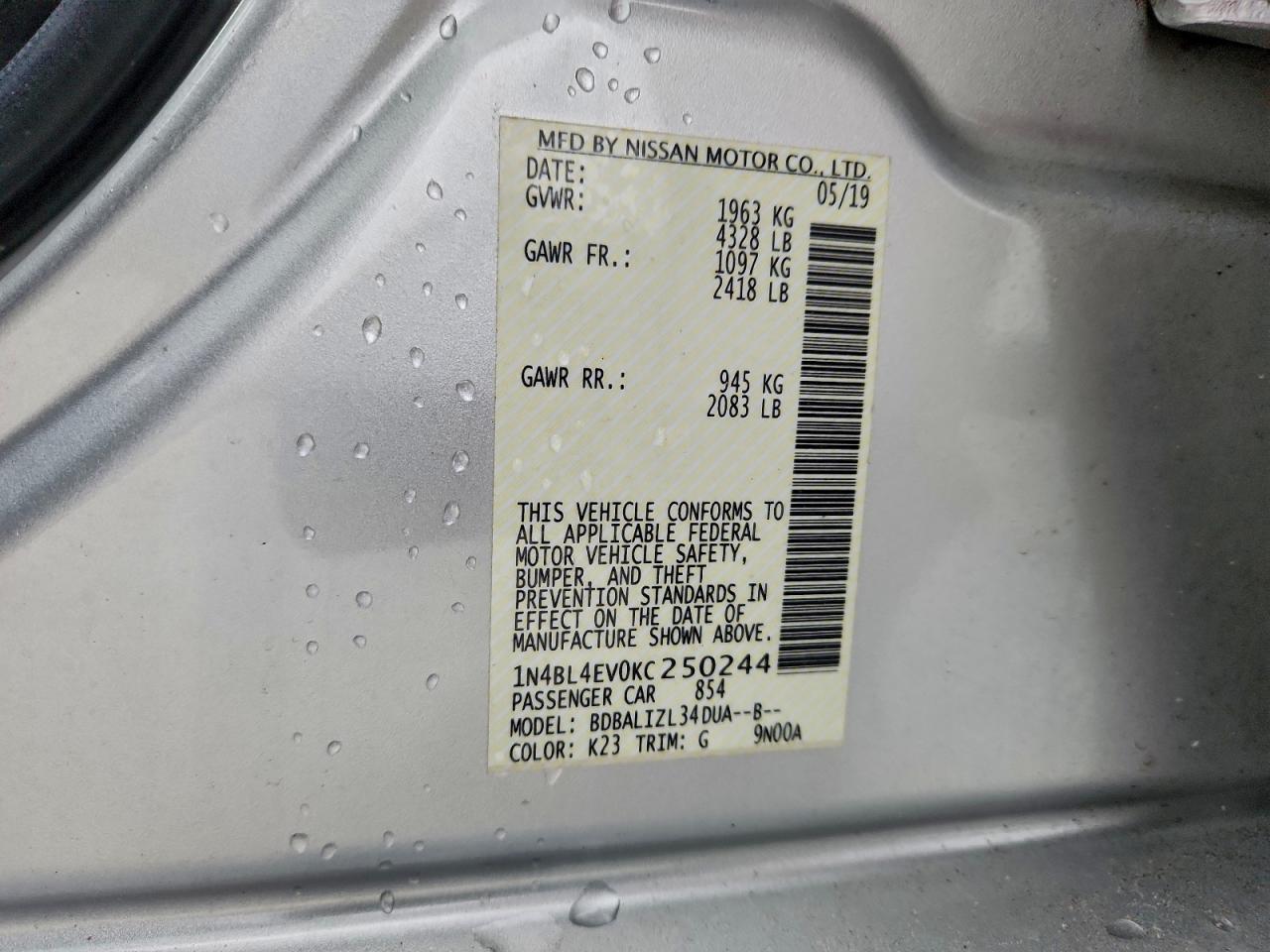 Nissan Altima Sl Image 3