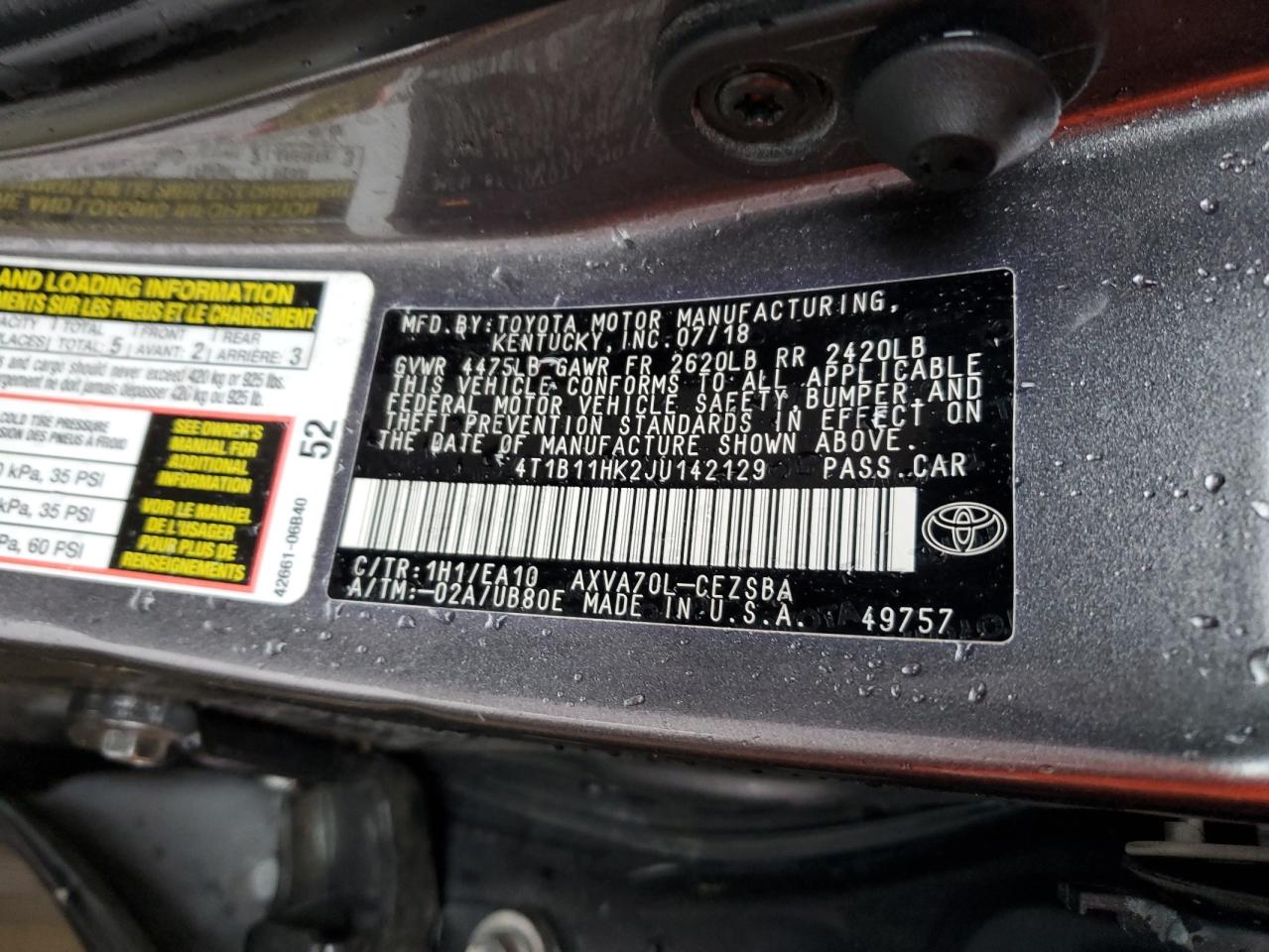 Toyota Camry L Image 9