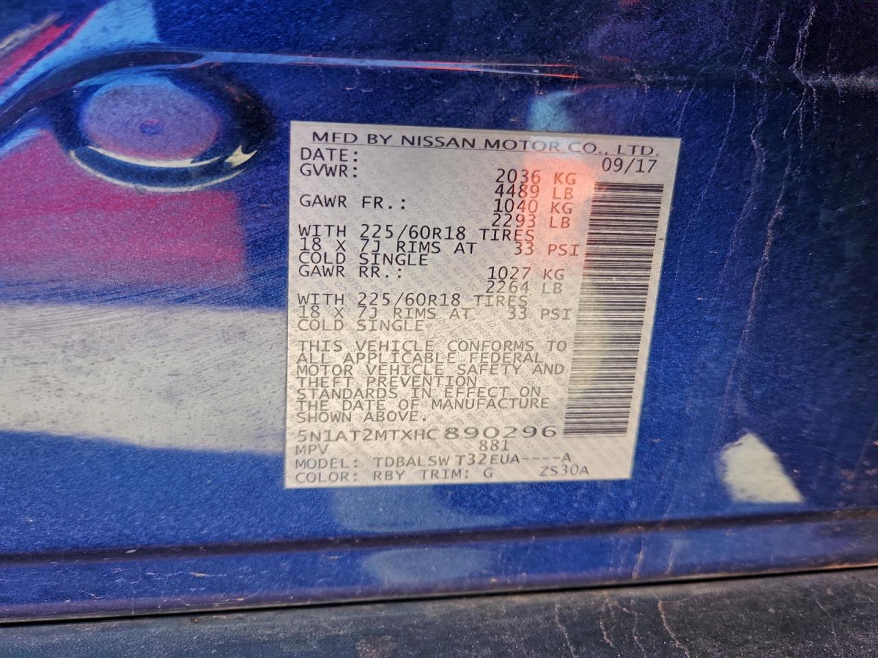 Nissan Rogue S Image 11