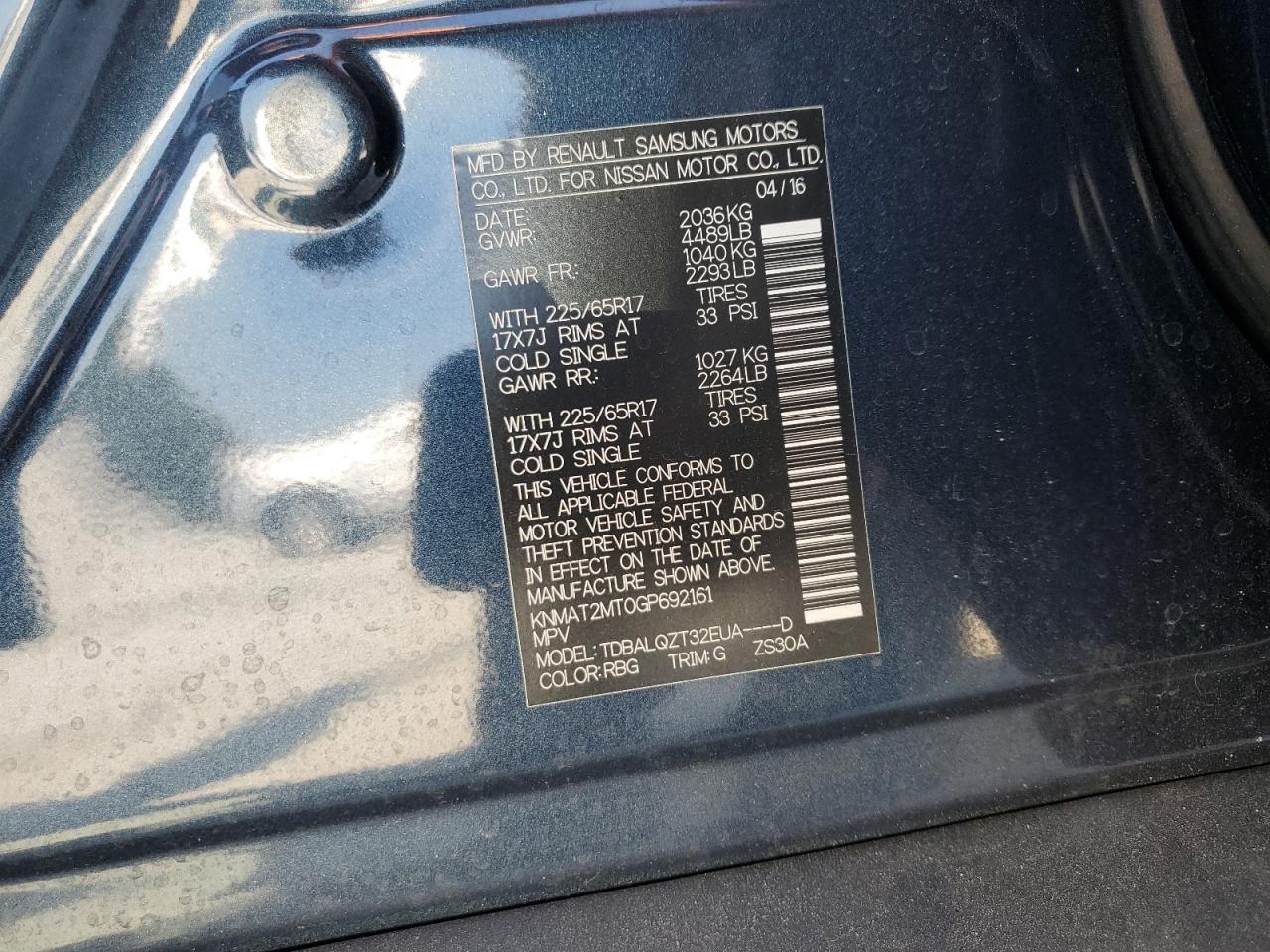 Nissan Rogue S Image 6