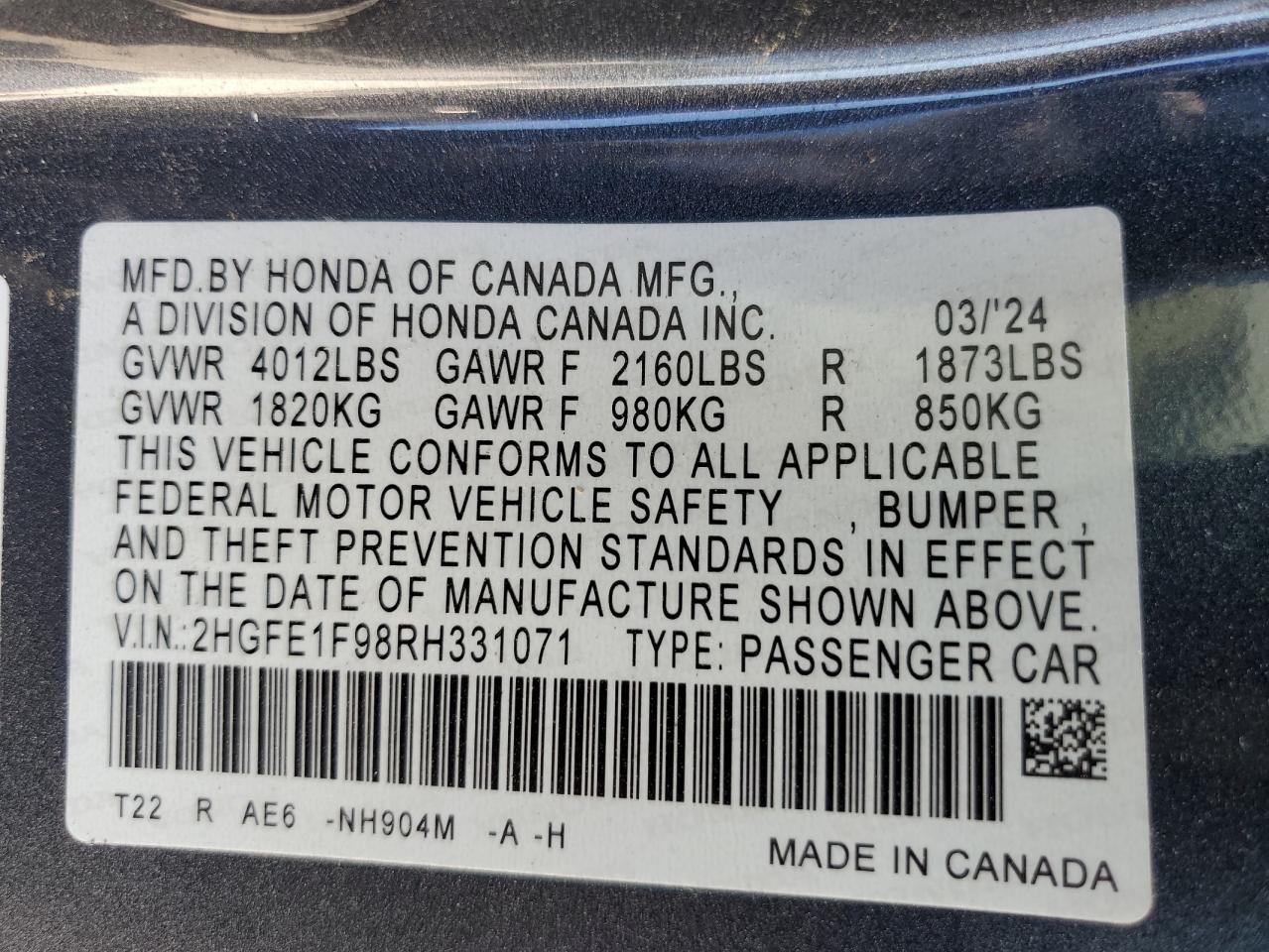 Honda Civic Touring Image 11