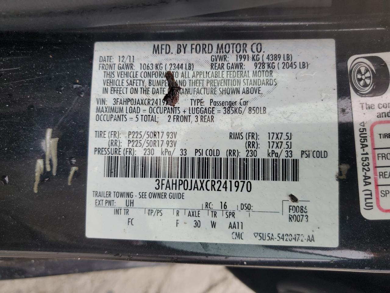 Ford Fusion Sel Image 9