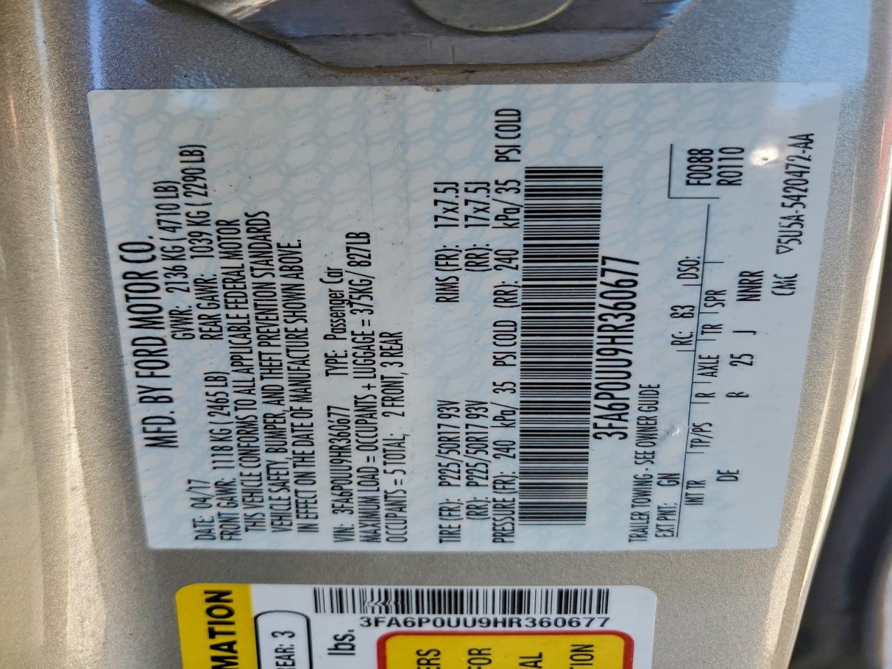 Ford Fusion S Hybrid Image 11