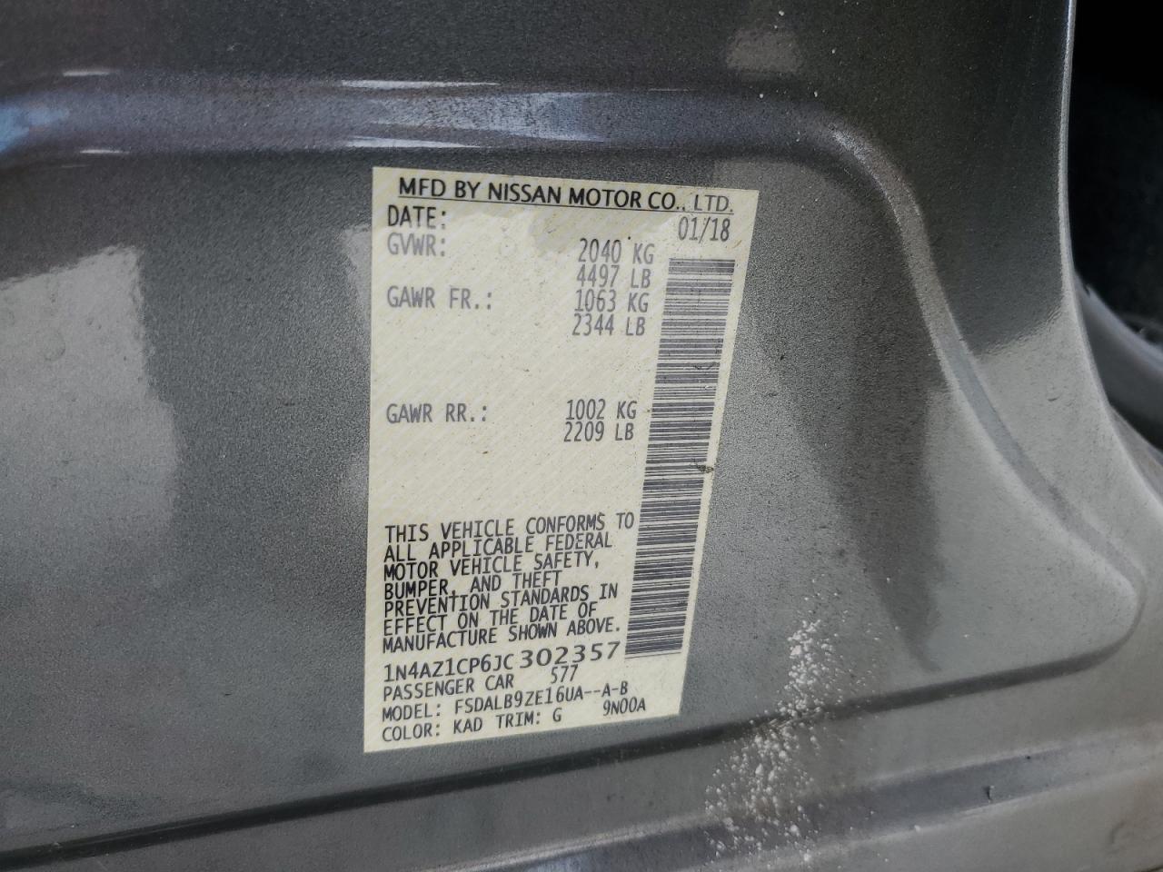 Nissan LEAF S Image 10