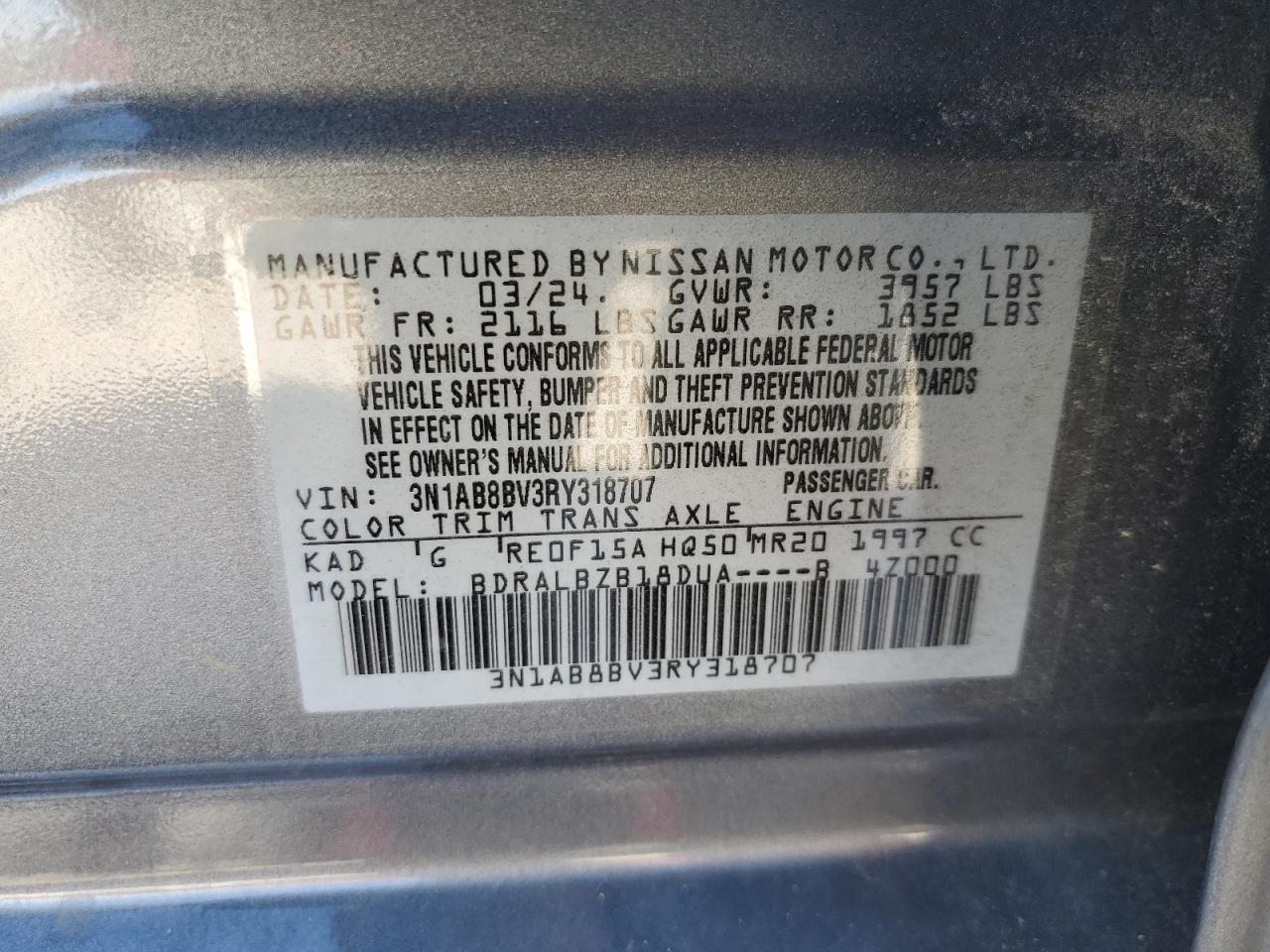 Nissan Sentra S Image 7