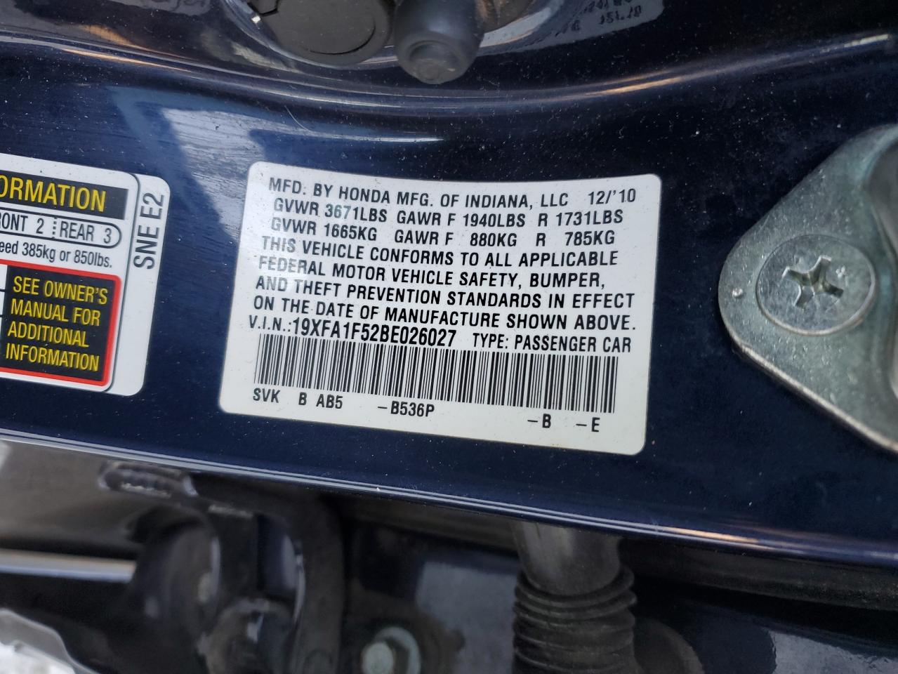 Honda Civic Lx Image 12