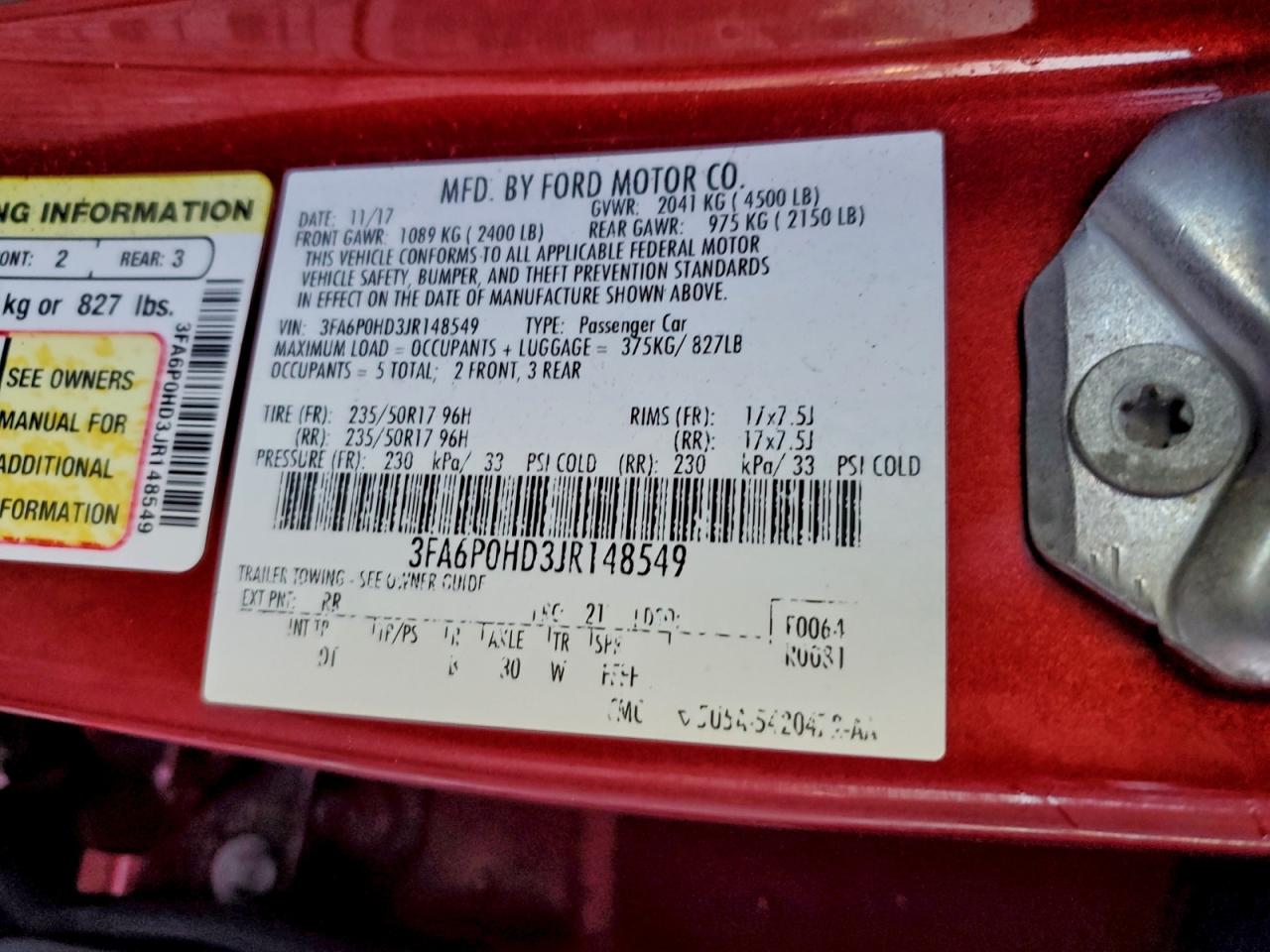 Ford Fusion Se Image 2