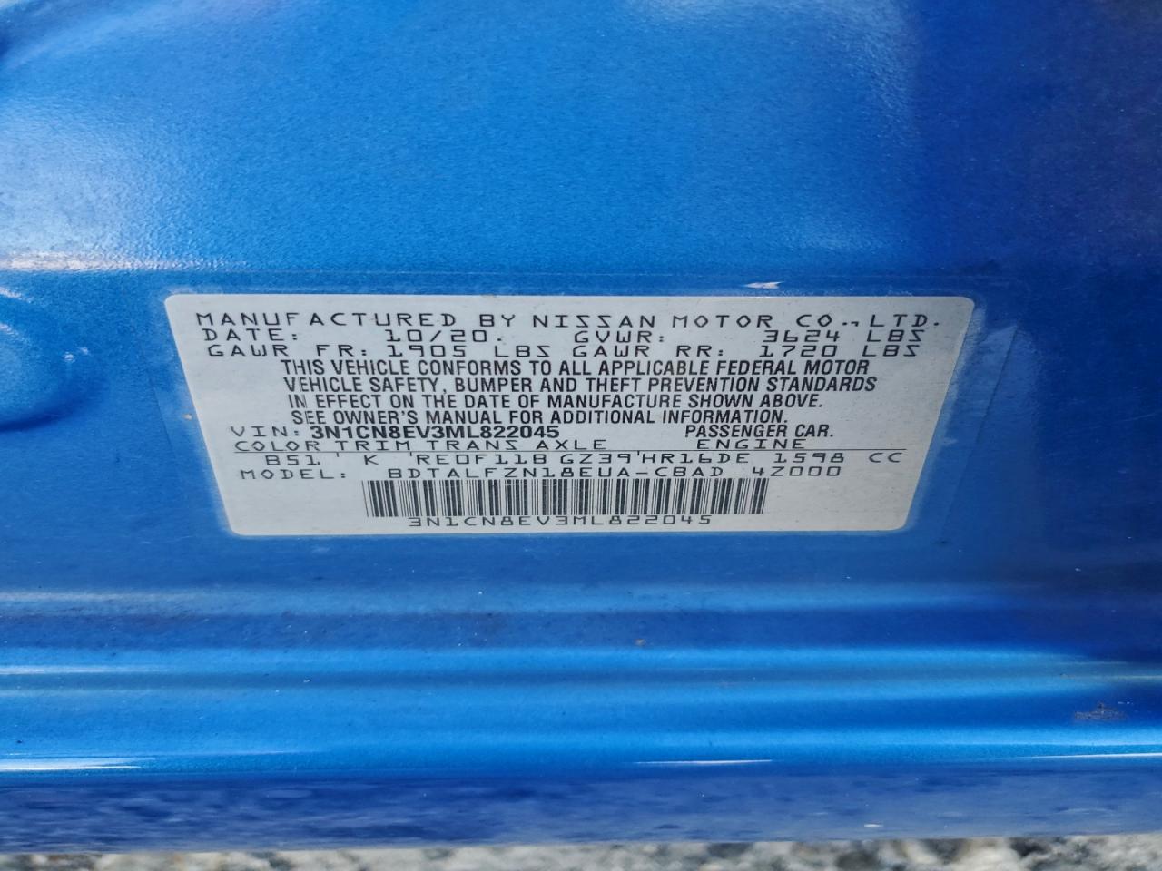 Nissan Versa Sv Image 11