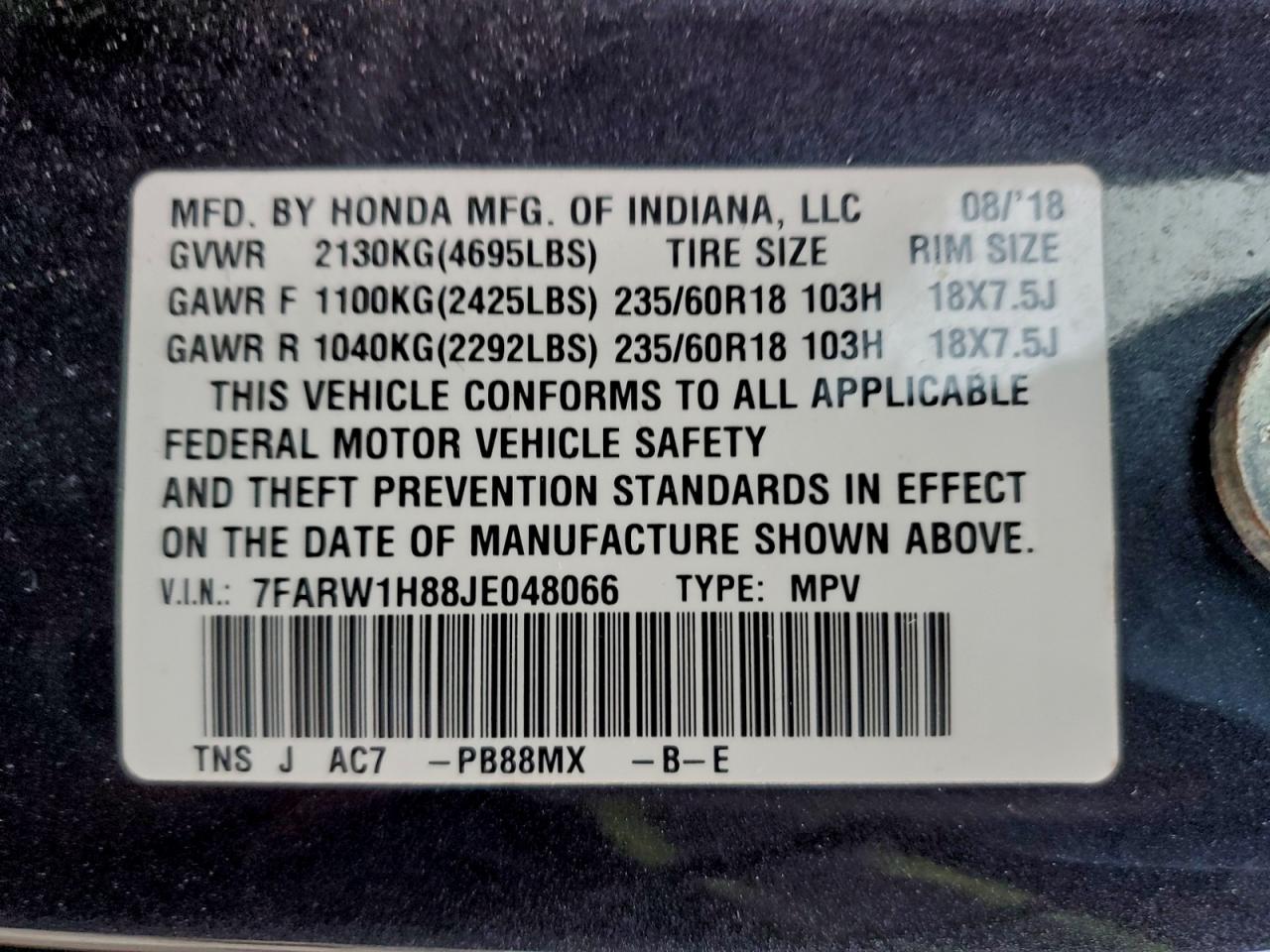 Honda Crv Exl Image 11