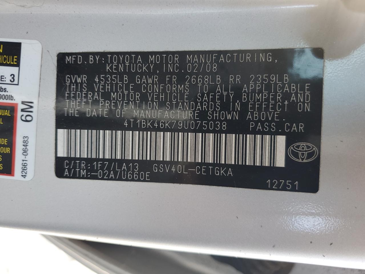 Toyota Camry Se Image 2