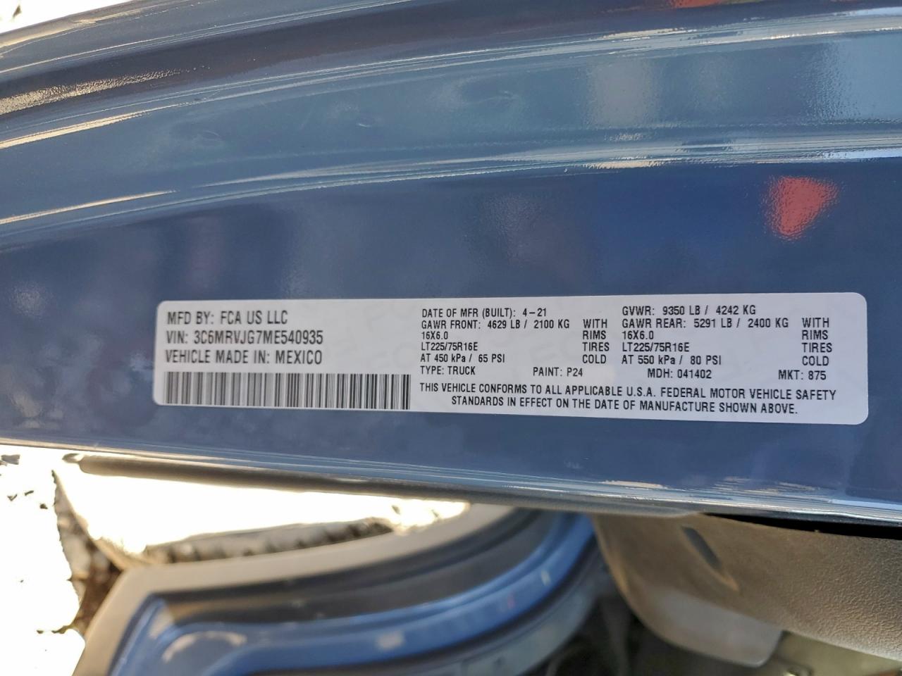 Ram Promaster 3500 High Image 10