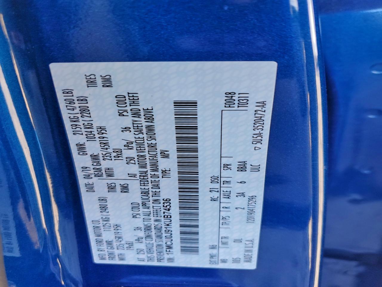 Ford Escape Titanium Image 9